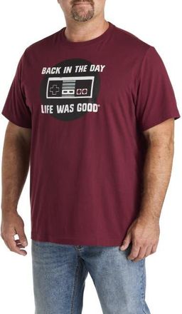 Life is good Big & Tall Back In The Day Graphic Tee in Maroon at Nordstrom, Size 4X Big