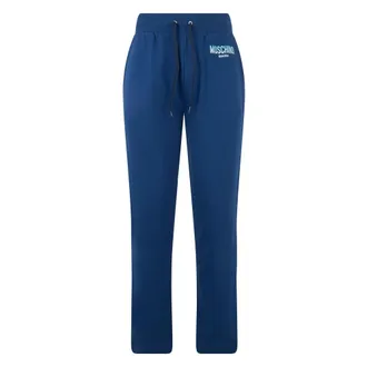 Moschino Comfort Joggers - female - Moschino - Sweatpants - Blue - M - Trousers