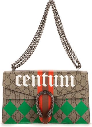 Gucci Centum Dionysus shoulder bag - women - Canvas - One Size - Neutrals