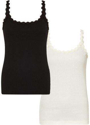 Bonprix Shirttop BONPRIX, Damen, Gr. 48/50 (XL), cremewei&szlig;, schwarz, Jersey, Obermaterial: 100% Baumwolle, slim fit, Tops Shirttop, modischer Stil, Slim fit P