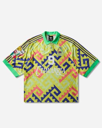 adidas Men s Willy Chavarria AOP Goalkeeper Jersey Solar Lemon
