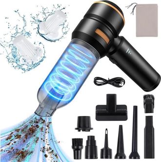 OEM Aspiradora De Coche Inal&aacute;mbrica Potente: Aspiradora De Mano De 20 000 Pa, Miniaspiradora De Coche, Aspiradora De Sobremesa, Soplador De 3 Velocidades,