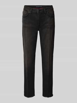 Raffaello Rossi Raffaello Rossi Regular Fit Jeans mit 5-Pocket-Design Modell Vic 6/8 in Anthrazit, Gr&ouml;&szlig;e 36