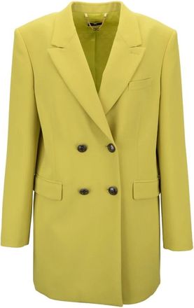 Elisabetta Franchi Blazer - Jackets - Mujer - Amarillo - L