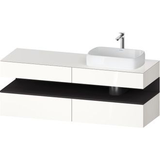 Duravit Qatego Consola Mueble Bajo Lavabo, 2 Extensiones, 2 - Duravit