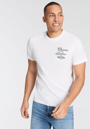 Replay T-Shirt REPLAY, Herren, Gr. XXL, wei&szlig;, Jersey, Obermaterial: 100% Baumwolle, bedruckt, unifarben, regular fit normal, Rundhals, abgesteppte Kante, Shi