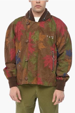 Off-white Camouflage Jacket AGREEMENT With Back Print size M
