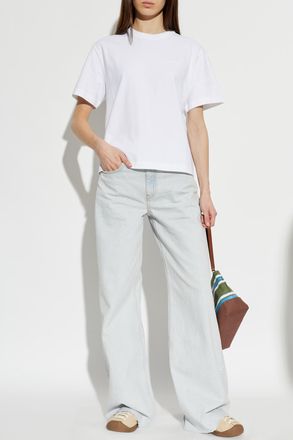 Canada Goose T-shirt With Logo, Womens, White