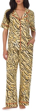 Room Service PJs Print Pajamas in Tanprint at Nordstrom, Size X-Small
