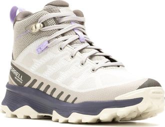 Merrell Merrell Speed Eco Mid J037864 Womens Off White Waterproof Hiking Boots TF8414