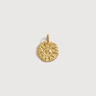 Monica Vinader Gold Sun Pendant