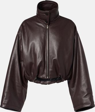 Alaia Ala&iuml;a Bomber in pelle