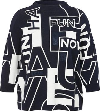 Via Appia Due Dames, Truien, Blauw, Maat: 3XL