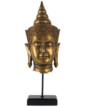 A&B Home Discontinued A&B Home Buddha Statue Head On Stand