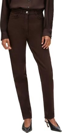 Another Tomorrow Slim Denim Pant in Dark Chocolate at Nordstrom, Size 38 32 It