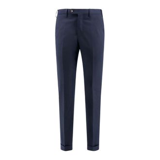 Pantaloni Torino Broeken, Heren, Blauw, 5Xl, Wol, Geklede Kostuumbroeken