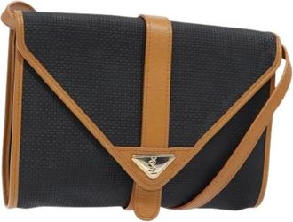 Saint Laurent Tweedehands leren schoudertassen - Dames - Vintage Schoudertas - Bruin - ONE Size - Vintage