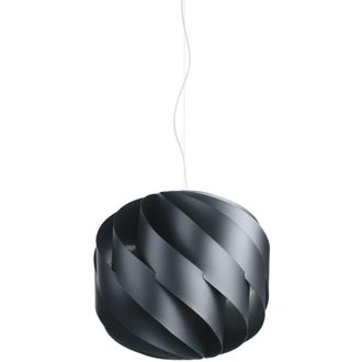 Linea Zero Suspensi&oacute;n Negra En Metal Cromado Cm. 25x23h