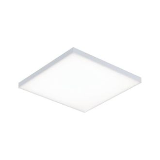 Paulmann Plaf&oacute;n panel led en metal blanco 29,5cm