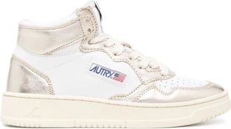 Autry Medalist Mid Bicolor High Top Sneakers - Dames - Sneakers - Wit - 37 EU - Schoenen