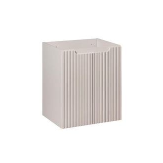 Petits Meubles Mueble bajo lavabo 50cm 2 puertas paneles de melamina y mdf cachemira