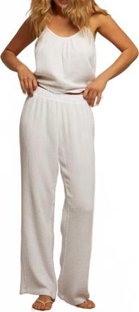 perfectwhitetee Mina Double Gauze Pant In White