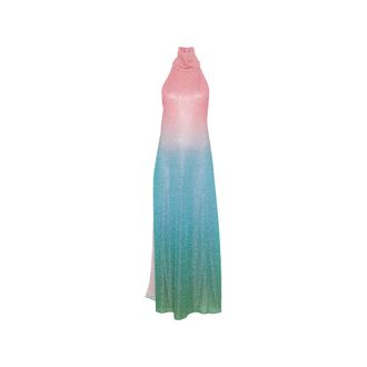 Os&eacute;ree Lumi&egrave;re Candy Gradient-effect Maxi Dress
