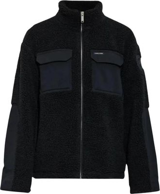 Canada Goose Harrier Fleece Jacket - Heren - Fleece jassen - Zwart - M - Katoen - Fitness