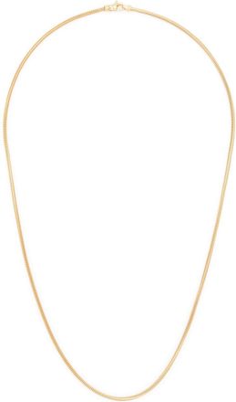 Tom Wood snake-chain silver necklace - unisex - 18kt Gold Plated Silver - 20.5