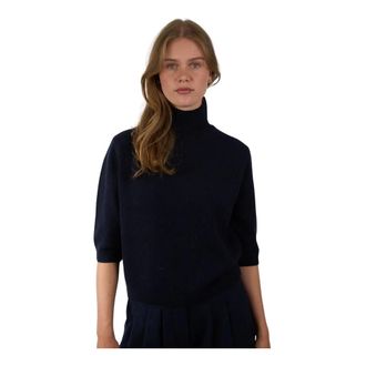 Jcsophie Dames, Truien, Blauw, Maat: XS Wol