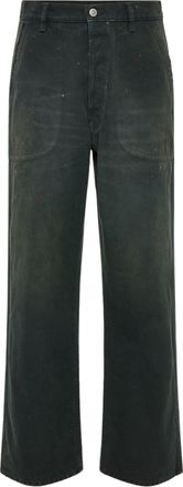 Maison Margiela Grey Relaxed Wide-Leg Vintage Trousers
