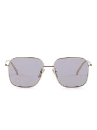 Prada metal square-frame sunglasses - Gold