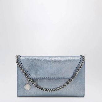 Stella McCartney Mini Falabella Crossbody TAS - Dames - Tassen - Blauw - Maat: ONE Size Poliester