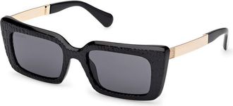 Max & Co. MO0143 01A Womens Sunglasses Size 52