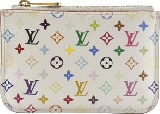 Louis Vuitton Multi-Color White Monogram Multicolore Pochette (Pre-Owned)