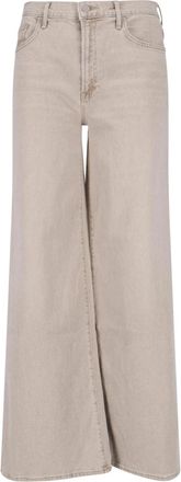 Mother Classic Brown Denim Jeans with Timeless Five-Pocket Design