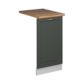 Vicco Panel Frontal Del Lavavajillas Fame-line, Verde Dorado Casa De Campo, 45 Cm, Et Roble Vicco