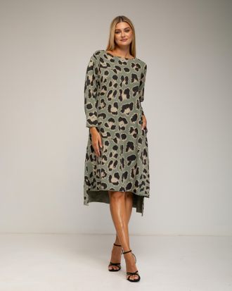 Tantra Oversized jurk met dierenprint