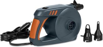 Trade Shop Trade Shop - Pompa Di Gonfiaggio Elettrica Powergrip A Corrente Continua 3 Adattatori 62164