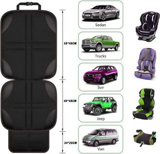 OEM Protector De Asiento Para Coche, Impermeable Y Antideslizante, Apto Para Suv Y Sedanes, Y Para Su Uso Con Tapicer&iacute;a De Cuero Y Tela