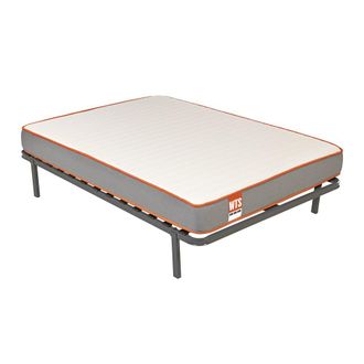 What The Sleep Colch&oacute;n y Canap&eacute;, Espuma Hr, Gris, 150x190