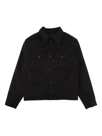 Naked & Famous Denim buttoned denim jacket - men - Cotton - M - Black
