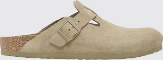 Birkenstock Mules Boston in camoscio