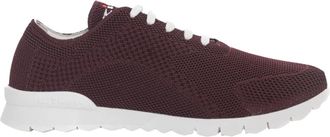 Kiton Fits Sneaker - Heren - Schoenen - Rood - Maat: 43 EU Katoen