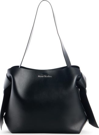 Acne Studios Midi Musubi Leather Bag in Black at Nordstrom