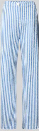 Pieces Straight Leg Hose aus reiner Baumwolle Modell TINNA in Hellblau, Gr&ouml;&szlig;e XL