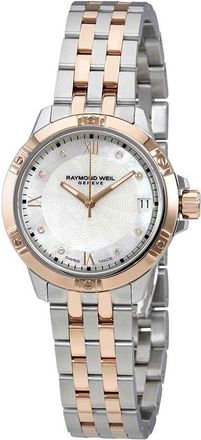 Raymond Weil Tango White Mother of Pearl Dial Ladies Watch 5960-SP5-00995
