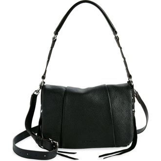 Aim&eacute;e Corfu Convertible Shoulder Bag in Black With Silver at Nordstrom Rack