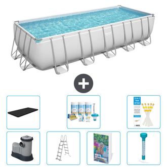 Bestway Piscina Bestway Power Steel Rectangular - 640x274x132 Cm - 8-piezas S574