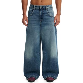 Cotton On Mens Y2k Super Baggy Jean in Radio Blue at Nordstrom, Size 28 X 32